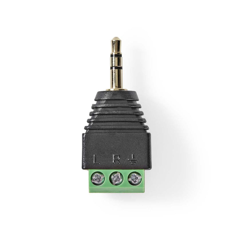 Nedis CCTVCM50BK5 Cctv-beveiligingsconnector 5x 3-aderige Naar 3,5 Mm Male