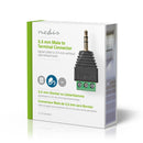 Nedis CCTVCM50BK5 Cctv-beveiligingsconnector 5x 3-aderige Naar 3,5 Mm Male