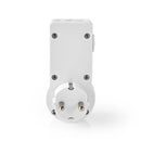 Nedis PIRWI10WT Bewegingsmelder Schuko Type F Instelbare Vertragingstijd, Omgevingslicht En Lichtge