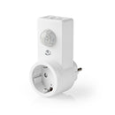 Nedis PIRWI10WT Bewegingsmelder Schuko Type F Instelbare Vertragingstijd, Omgevingslicht En Lichtge