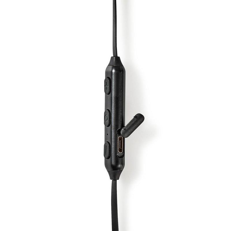 Nedis HPBT8000BK Sport Oordopjes Bluetooth In-ear Flexibele Kabel Zwart