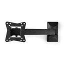 Nedis TVWM21BK Full Motion Tv Wall Mount 10 - 32&quot; Max. 30 Kg 2 Scharnierpunten