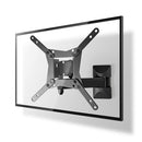 Nedis TVWM31BK Full Motion Tv Wall Mount 10 - 32&quot; Max. 30 Kg 3 Scharnierpunten