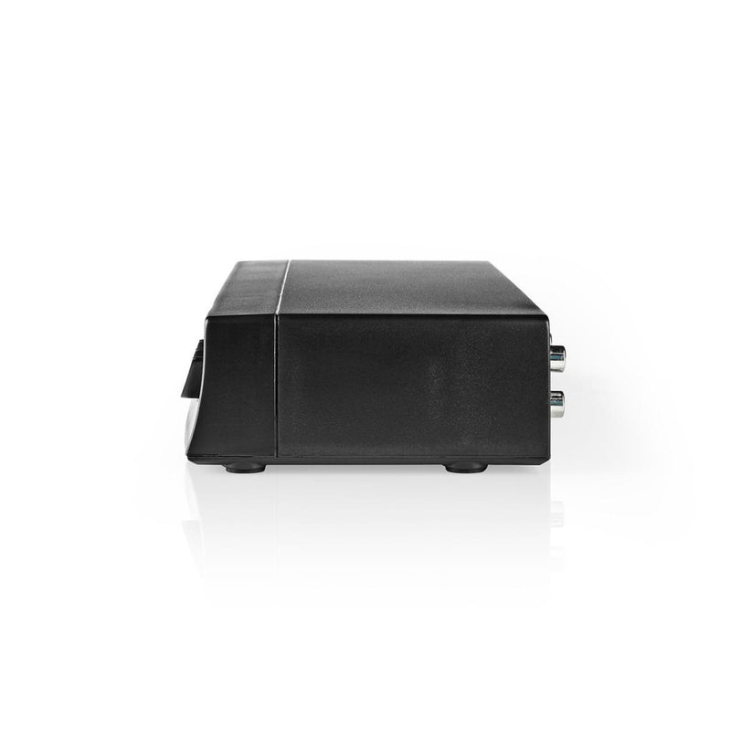 Nedis ASWI2414BK Analoge Audioswitch 4x (2x Rca Stereo Female) - 1x Rca Stereo Female + Uitgang Kop