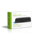 Nedis ASWI2414BK Analoge Audioswitch 4x (2x Rca Stereo Female) - 1x Rca Stereo Female + Uitgang Kop