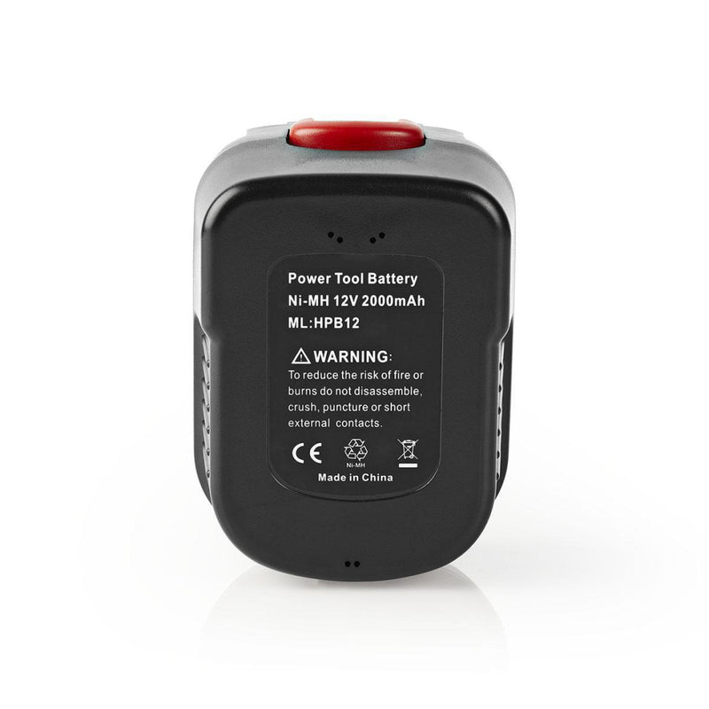 Nedis P2AHBD12V02 Powertool-accu Nimh 12 V 2 Ah 24 Wh Vervanging Voor Black &amp; Decker