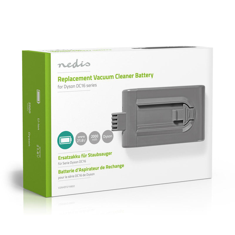 Nedis V2AHDY21V602 Stofzuiger-accu Li-ion 21,6 V 2 Ah 43,2 Wh Vervanging Voor Dyson Dc16-serie