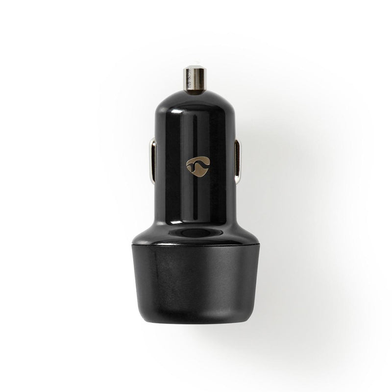 Nedis CCPD18W100BK Autolader 3,0 A Usb-a / Usb-c Power Delivery 18 W Zwart