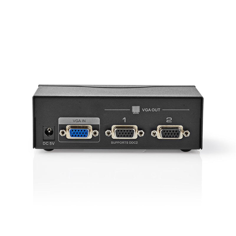 Nedis CSPL5902BK 2-poorts Vga-splitter Zwart