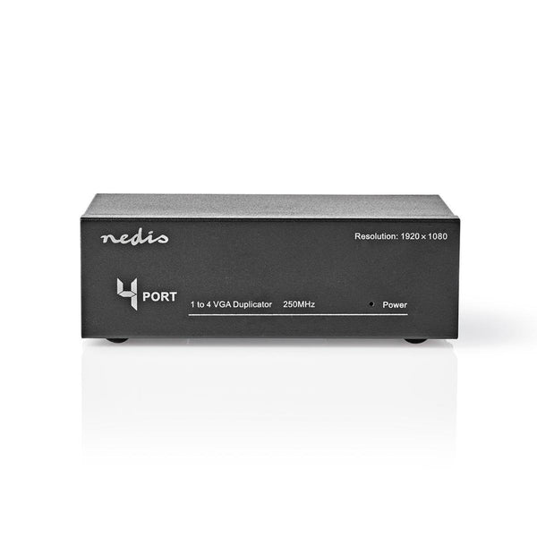 Nedis CSPL5904BK 4-port Vga-splitter Zwart