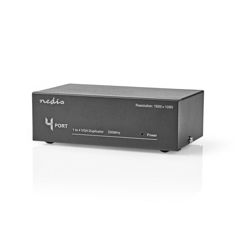 Nedis CSPL5904BK 4-port Vga-splitter Zwart