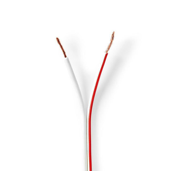 Nedis CABR1500WT500 Speaker-kabel 2x 1,50 Mm2 50,0 M Op Rol Wit
