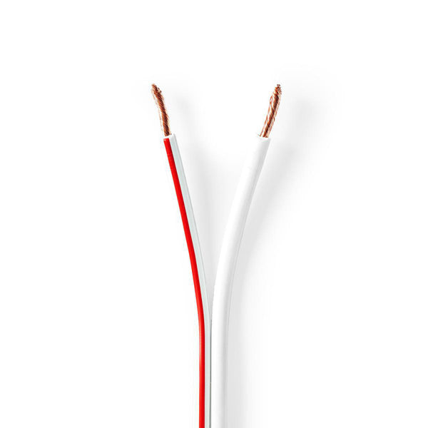 Nedis CABR2500WT150 Speaker-kabel 2x 2,50 Mm2 15,0 M Op Rol Wit