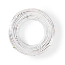 Nedis CAGW0750WT1000 Speaker-kabel 2x 0,75 Mm2 100 M Folieverpakking Wit