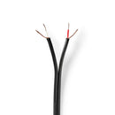 Nedis CAGW2400BK1000 Rca Cable 2x 0.15 Mm2 100 M Folieverpakking Zwart