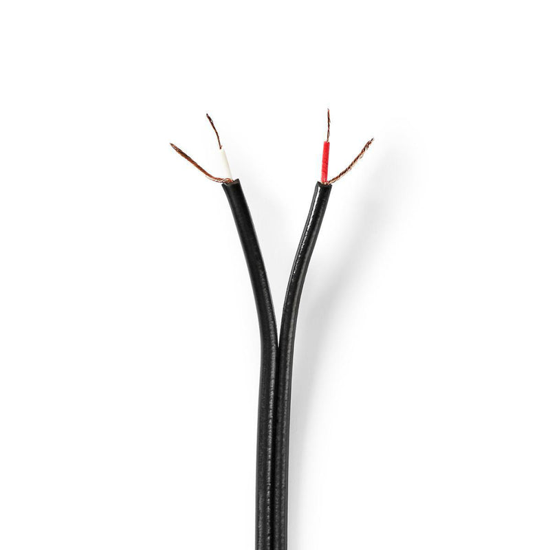 Nedis CAGW2400BK1000 Rca Cable 2x 0.15 Mm2 100 M Folieverpakking Zwart