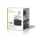 Nedis RCHD10BK Houder Voor Afstandsbedieningen 360&deg; Draaibaar 5 Compartimenten Zwart