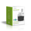 Nedis RCHD10BK Houder Voor Afstandsbedieningen 360&deg; Draaibaar 5 Compartimenten Zwart