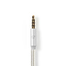 Nedis CCTB65940AL10 Usb-c Koptelefoon Adapterkabel Usb-c Male - 3,5 Mm Male 1,00 M Aluminium