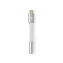 Nedis CCTB65950AL008 Usb-c Adapter Usb-c Male - 3,5 Mm Female 0,08 M Aluminium