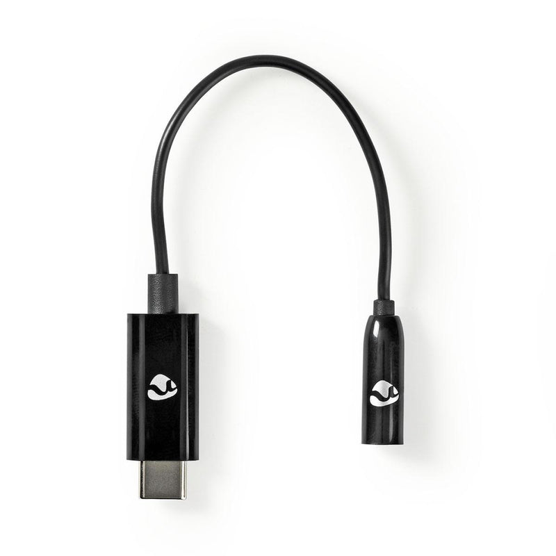 Nedis CCBW65950BK015 Usb-c Adapter Usb-c Male - 3,5 Mm Female 0,15 M Zwart