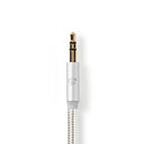 Nedis CCTB39940AL10 Apple Lightning Koptelefoon Adapterkabel Apple Lightning 8-pins Male - 3,5 Mm M