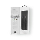 Nedis CCTB39940AL10 Apple Lightning Koptelefoon Adapterkabel Apple Lightning 8-pins Male - 3,5 Mm M