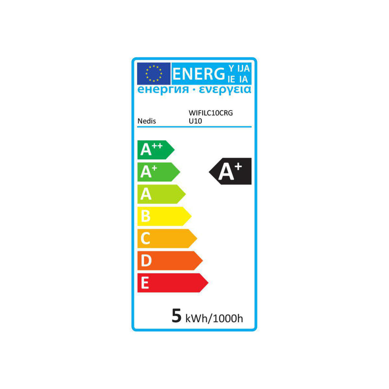 Nedis WIFILC10CRGU10 Wi-fi Smart Led-lamp Full-colour En Warm Wit Gu10