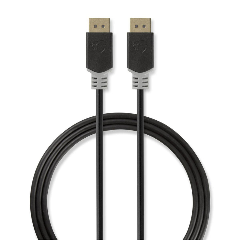 Nedis CCBW37014AT30 Displayport 1.4-kabel Displayport Male - Displayport Male 3,00 M Antraciet