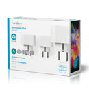 Nedis WIFIP130FWT3 Wi-fi Smart Plug Schuko Type F 10 A 3-pack