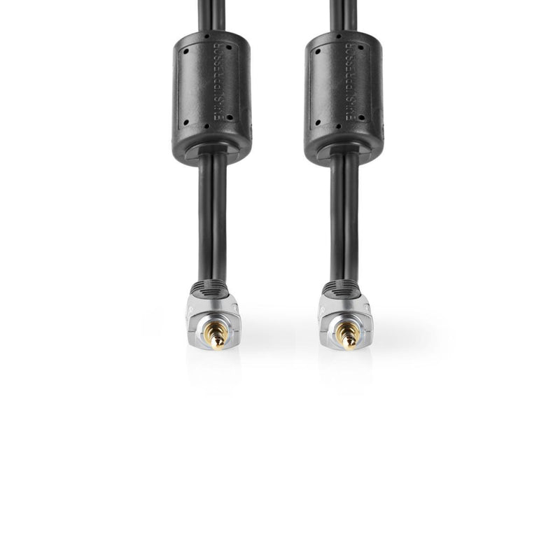 Nedis CAGC22000AT100 Stereo-audiokabel 3,5 Mm Male - 3,5 Mm Male 10,0 M Antraciet