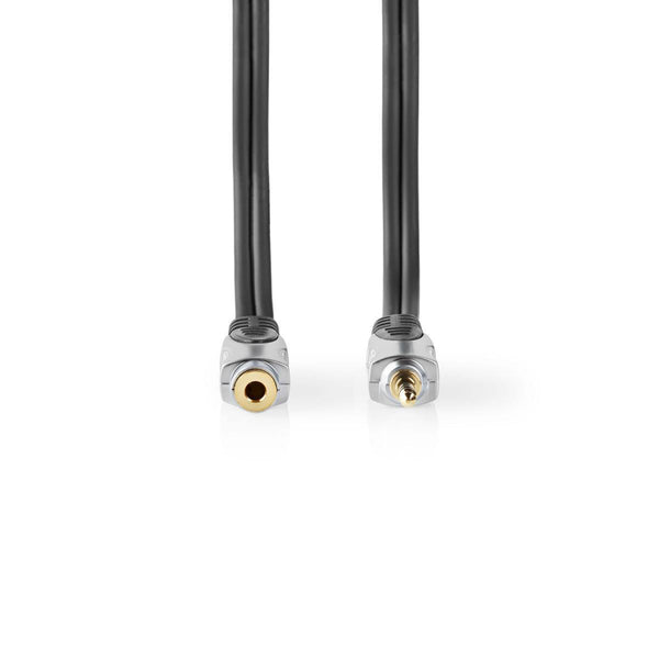 Nedis CAGC22050AT50 Stereo-audiokabel 3,5 Mm Male - 3,5 Mm Female 5,00 M Antraciet