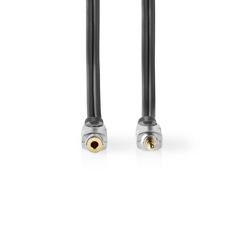 Nedis CAGC22050AT100 Stereo-audiokabel 3,5 Mm Male - 3,5 Mm Female 10,0 M Antraciet
