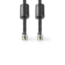 Nedis CAGC22000AT50 Stereo-audiokabel 3,5 Mm Male - 3,5 Mm Male 5,00 M Antraciet