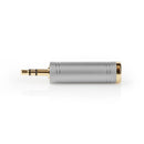 Nedis CAGC22935ME Stereo-adapter 3,5 Mm Male Naar 6,35 Female Metaal