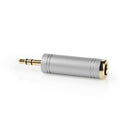 Nedis CAGC22935ME Stereo-adapter 3,5 Mm Male Naar 6,35 Female Metaal