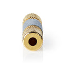 Nedis CAGC22950ME Stereo Audio Adapter 3.5 Mm Female - 3.5 Mm Female Metal