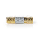 Nedis CAGC22950ME Stereo Audio Adapter 3.5 Mm Female - 3.5 Mm Female Metal