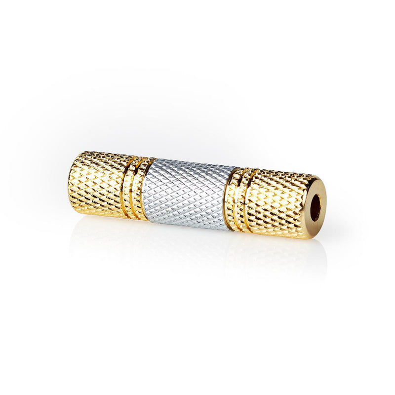 Nedis CAGC22950ME Stereo Audio Adapter 3.5 Mm Female - 3.5 Mm Female Metal