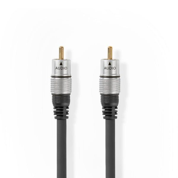 Nedis CAGC24170AT100 Digitale Audiokabel Rca Male - Rca Male 10,0 M Antraciet