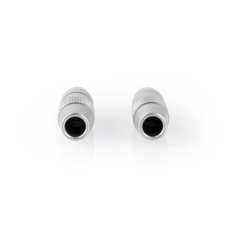 Nedis CAGC24903ME Stereoconnector Rca Male Metaal Zilver