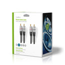 Nedis CAGC24200AT200 Stereo-audiokabel 2x Rca Male - 2x Rca Male 20,0 M Antraciet