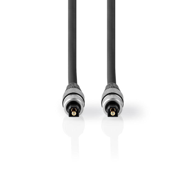 Nedis CAGC25000AT075 Optische Audiokabel Toslink Male - Toslink Male 0,75 M Antraciet