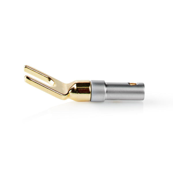 Nedis CAGC28900ME Connector Spade Male Metal Silver