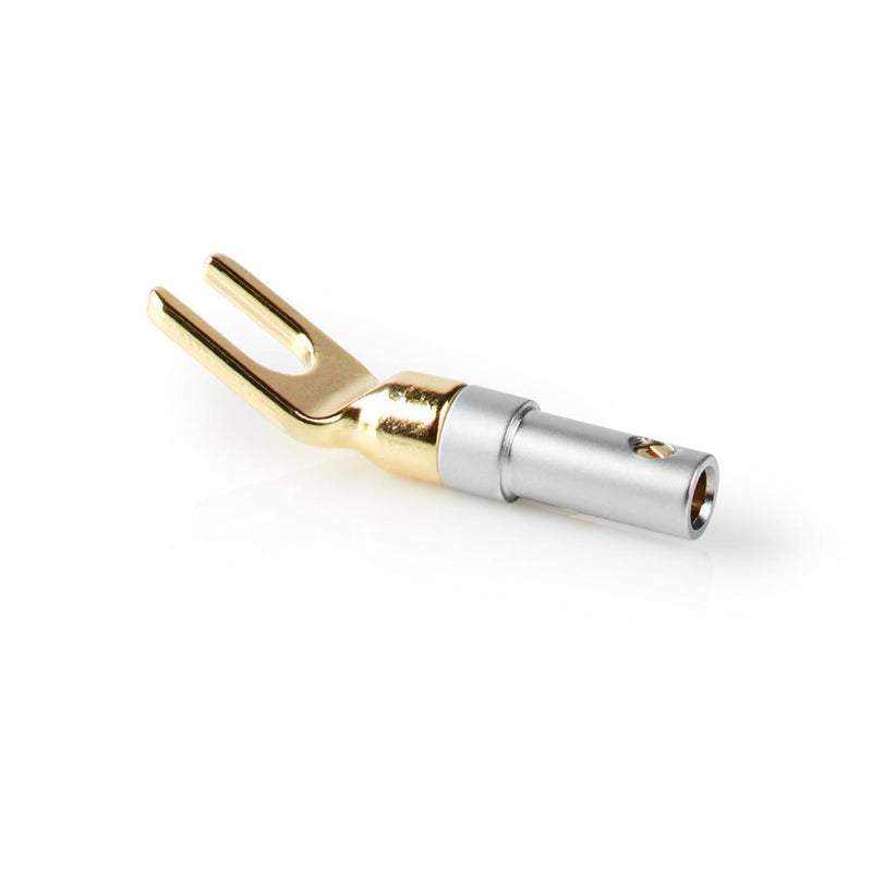 Nedis CAGC28900ME Connector Spade Male Metal Silver