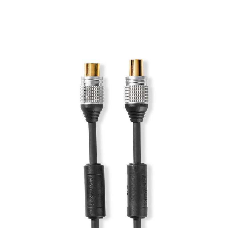 Nedis CSGC40000AT25 Coaxkabel 90 Db Iec (coax) Male - Iec (coax) Female 2,5 M Antraciet