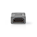Nedis CVGC34900ME High Speed Hdmi&trade; Met Ethernet-adapter Hdmi&trade; Female - Male Metaal Zwar