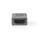 Nedis CVGC34900ME High Speed Hdmi&trade; Met Ethernet-adapter Hdmi&trade; Female - Male Metaal Zwar