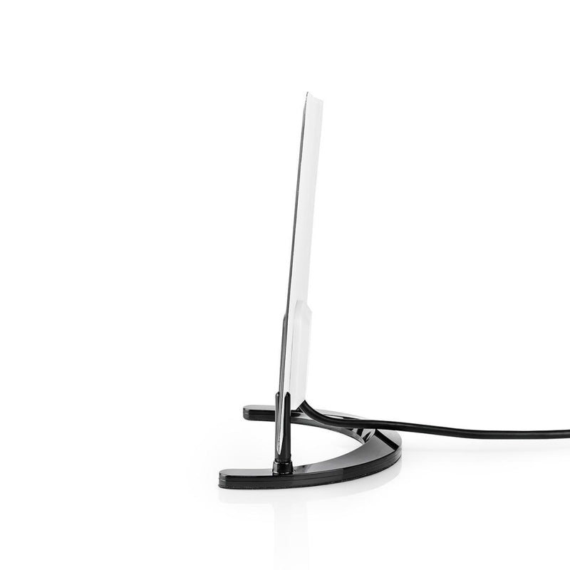 Nedis ANIR2501BK700 Hdtv-antenne Voor Binnen 0 - 25 Km Versterking 26 Db Fm / Vhf / Uhf Zwart