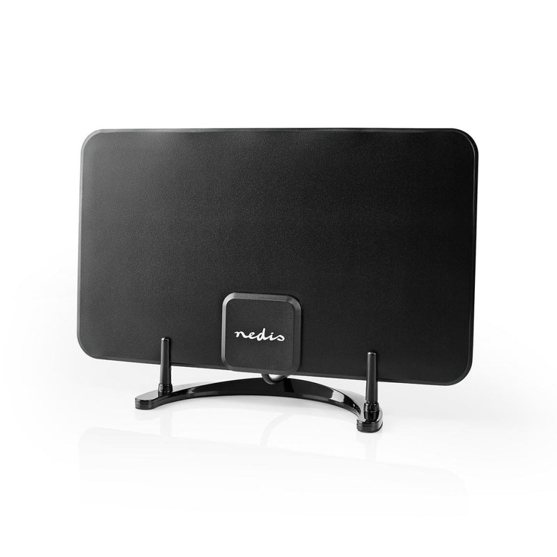 Nedis ANIR2501BK700 Hdtv-antenne Voor Binnen 0 - 25 Km Versterking 26 Db Fm / Vhf / Uhf Zwart